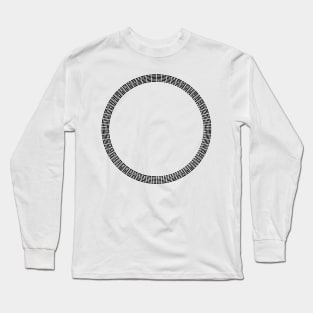 I Ching Hexagrams Circle Long Sleeve T-Shirt